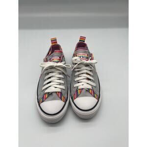 Converse All Star - Gray Rainbow Stripe Sneaker SIZE 8